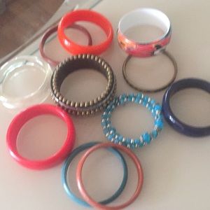 Lot of cute bangle bracelets